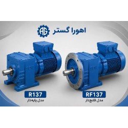 گیربکس شافت مستقیم SEW R137 و RF137 پایه دار و فلنج دار | اهورا گستر